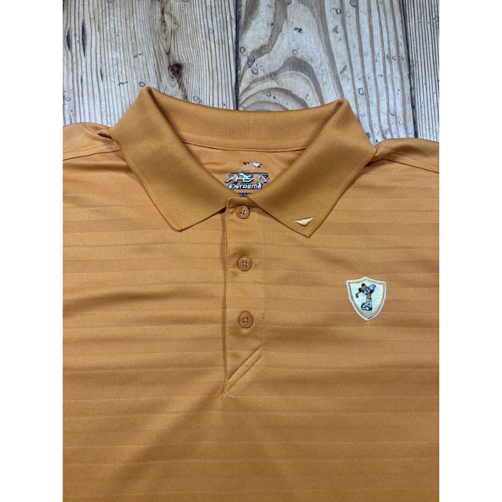 Ahead Extreme Mickey Mouse Golf Disney Polo Shirt Mens XL Orange Embroidered